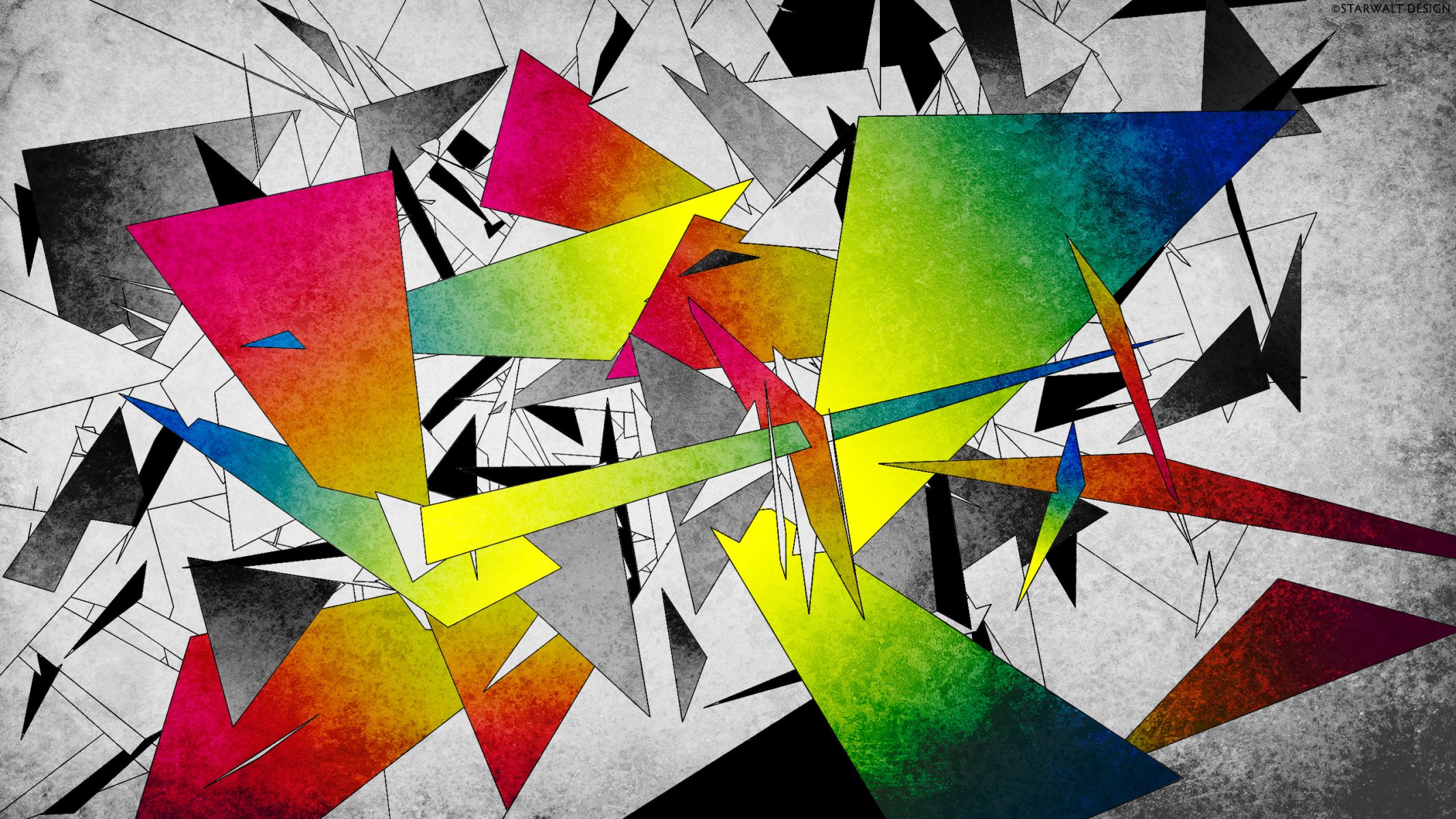 abstracción fragmentos geometría formas