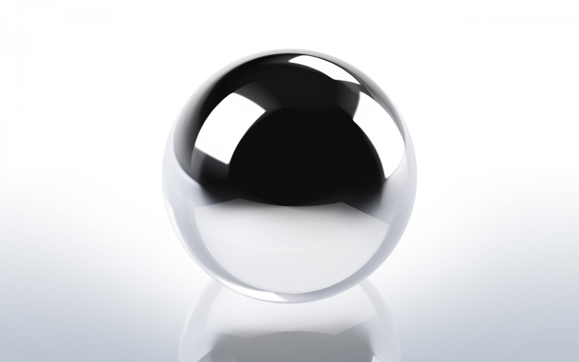 phere ball chrome transparent black and white background