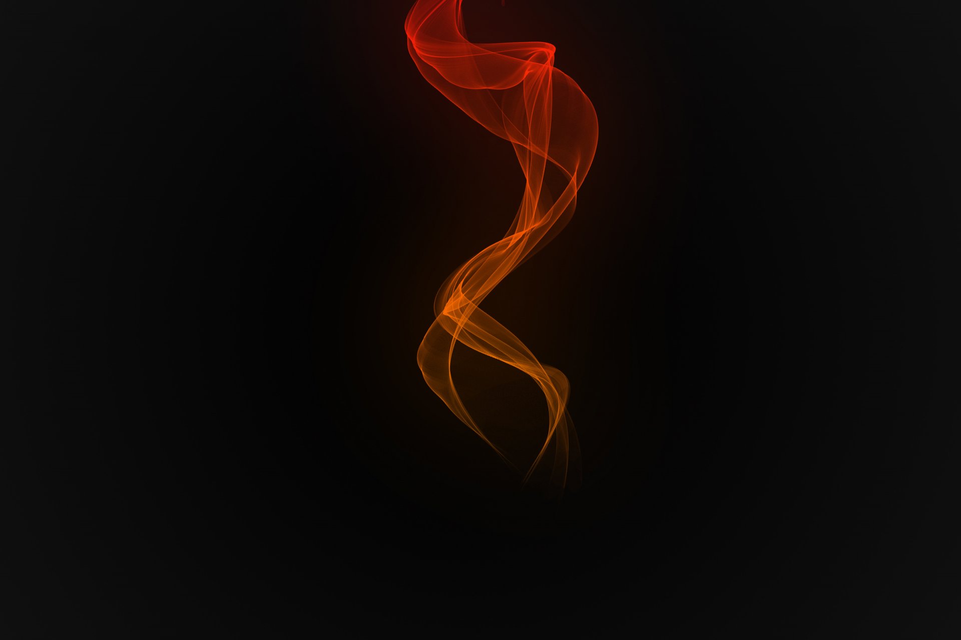 heat emptiness flame black background