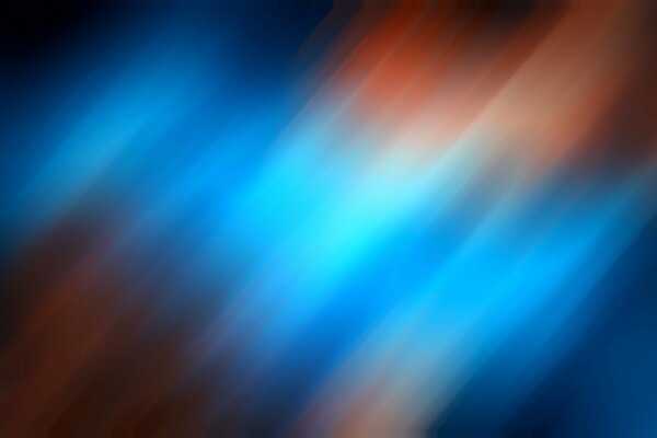 Blurred desktop background of blue and brown stripes