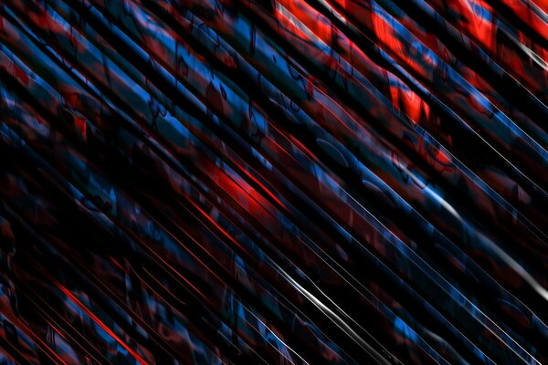 Abstraction of blue-black-red lines