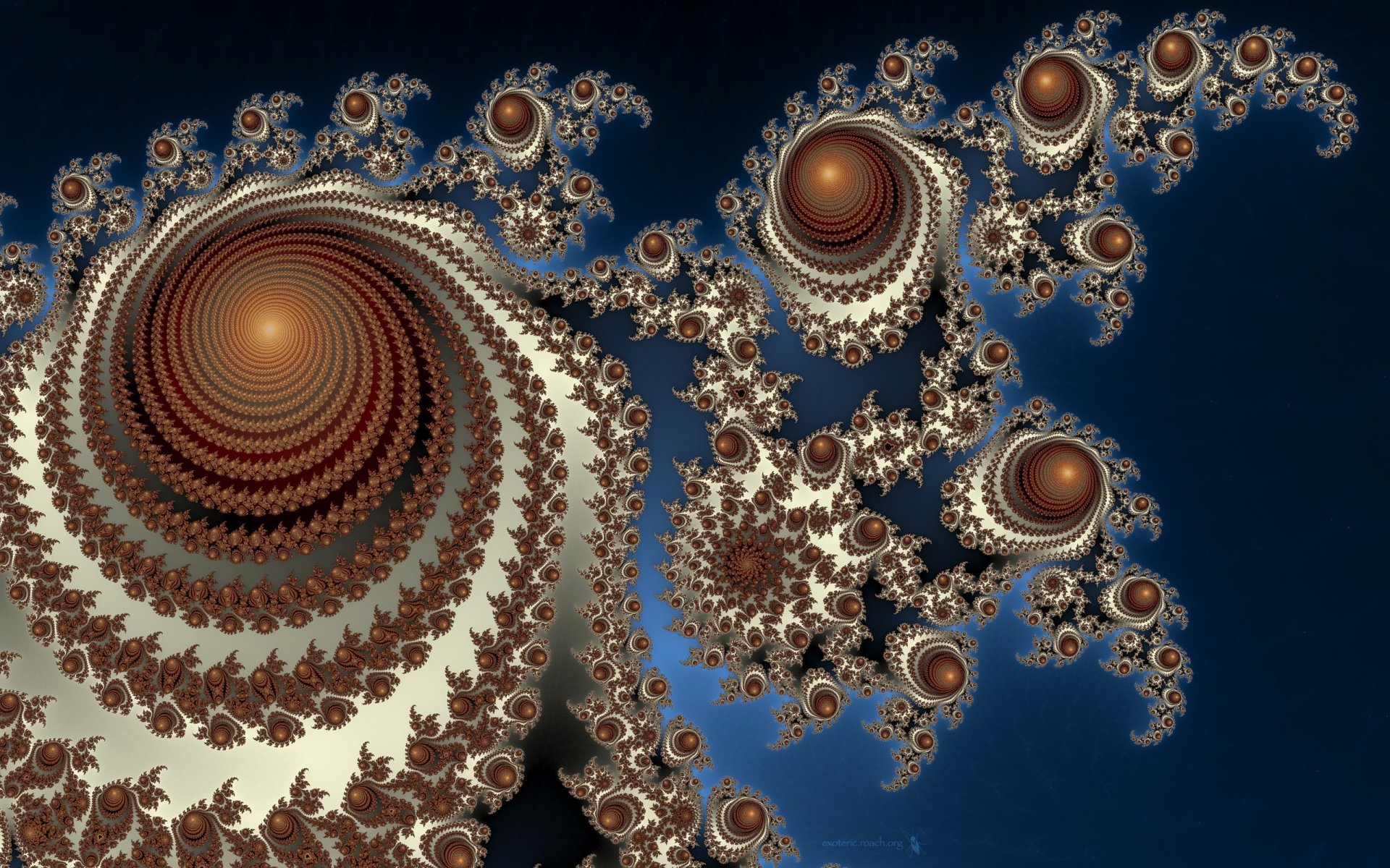 abstract fractal patterns following