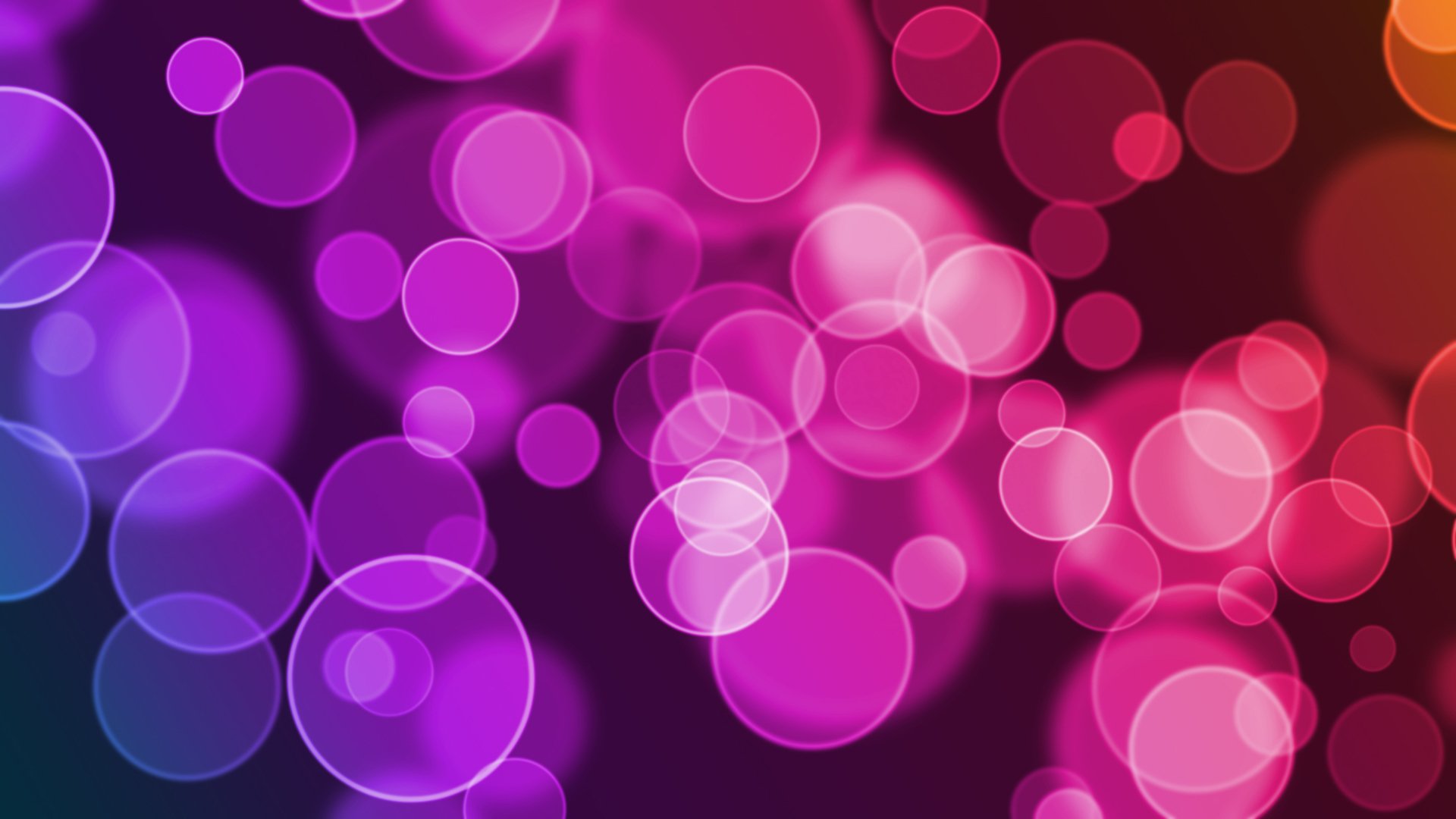 abstraction cercles motifs bokeh peintures modèles couleurs 1920x1080