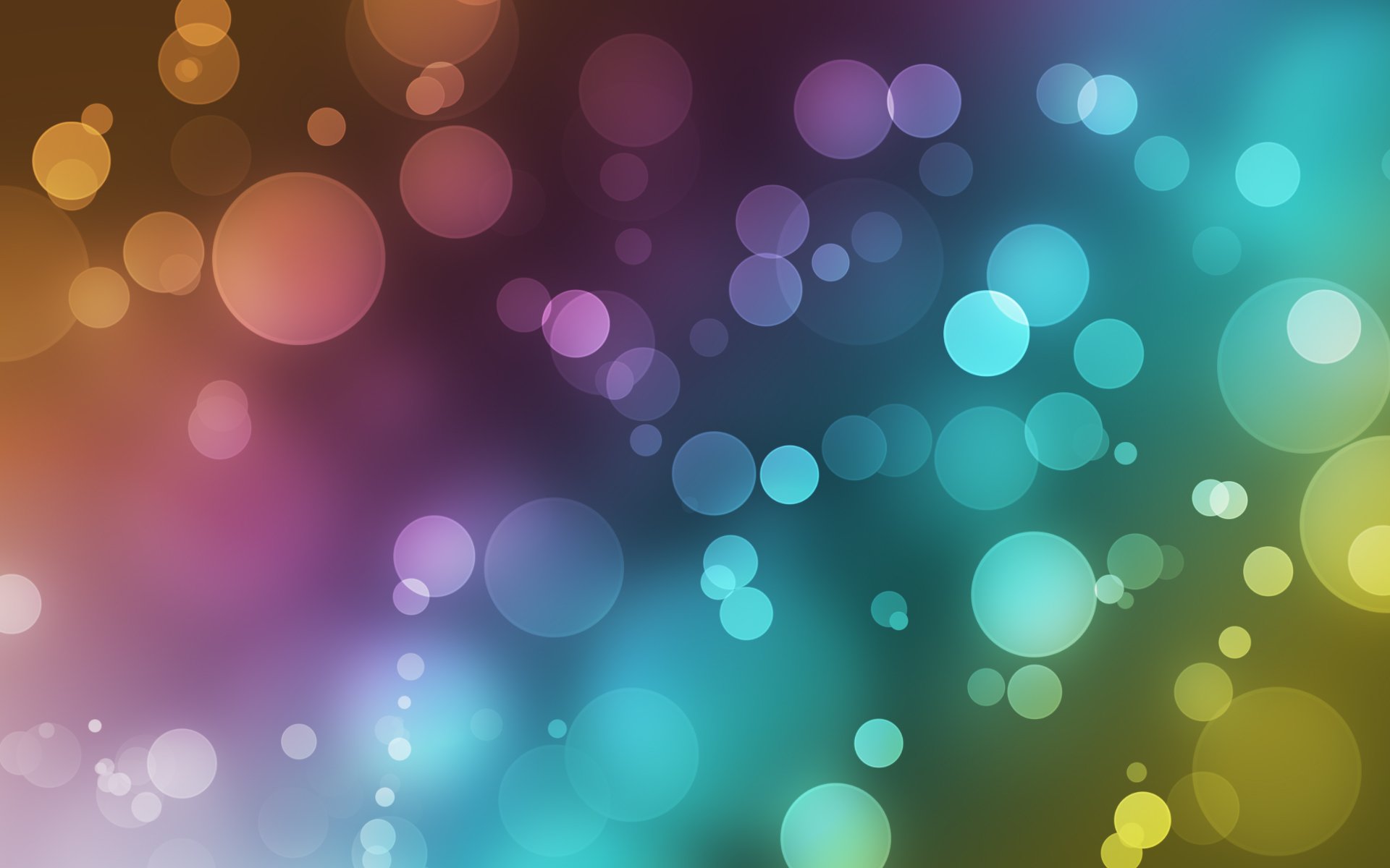 abstraction circles patterns bokeh paints models colors 1920x1080