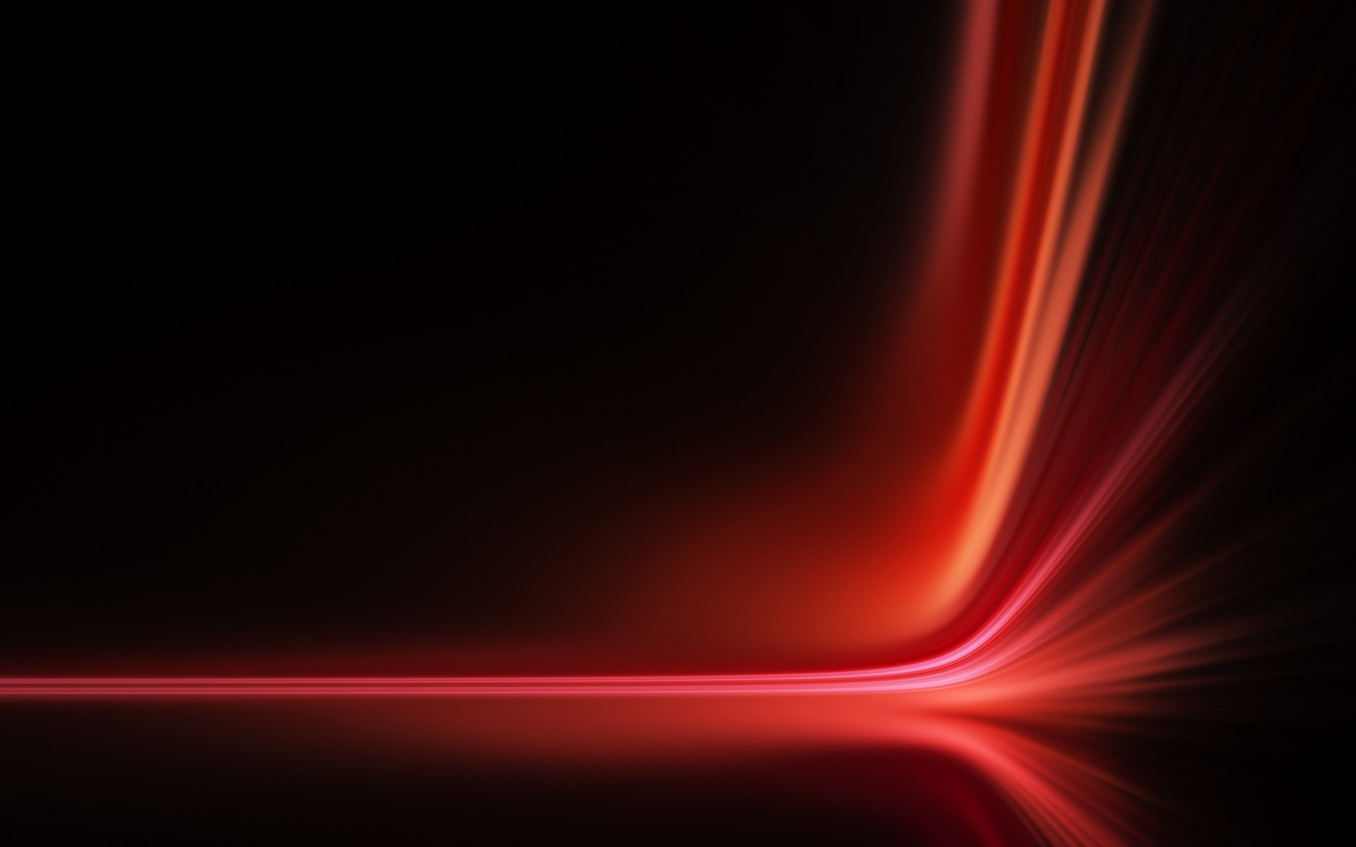 line abstract bending red