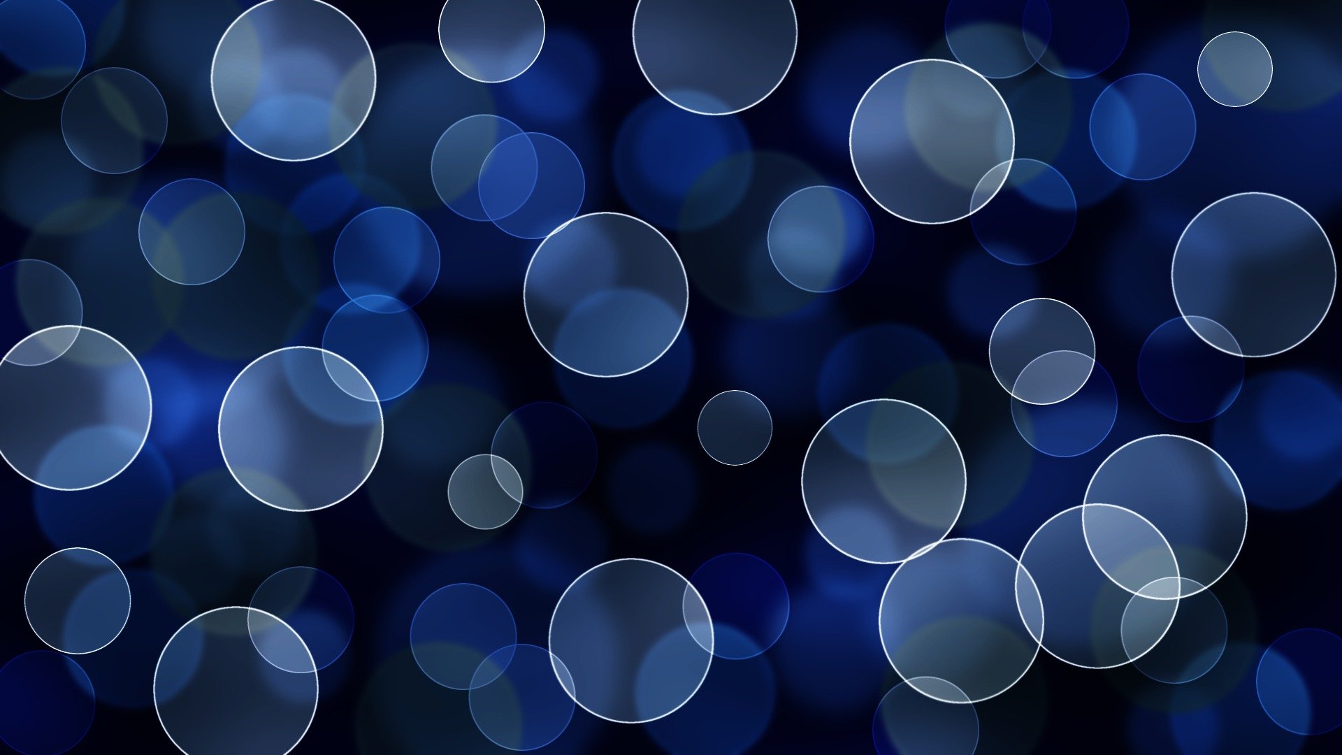 abstraction circles patterns bokeh paints blue models colors 1920x1080