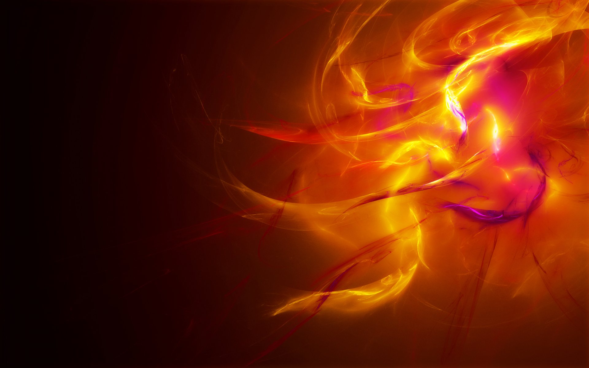 light flowers abstract red yellow orange fire