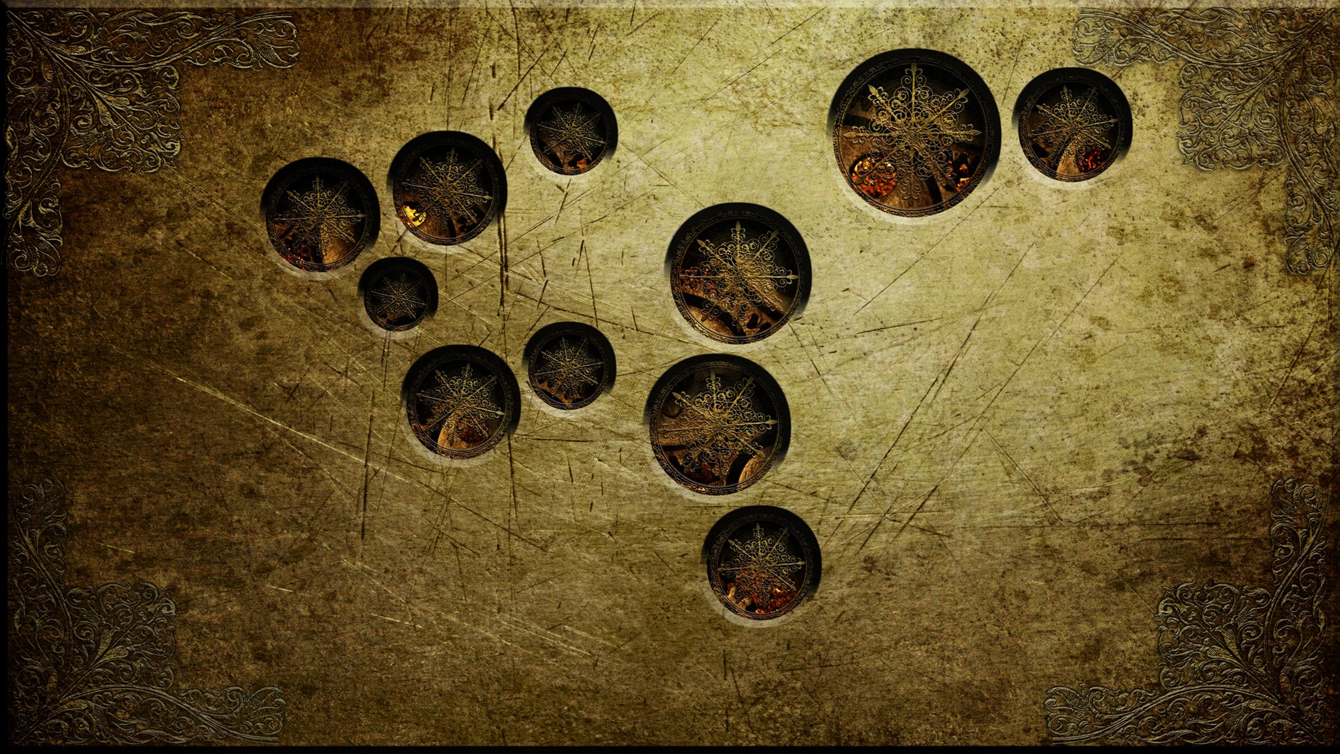 abstraction motifs texture cercles modèles textures 1920x1080