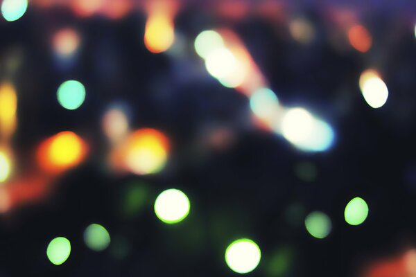 Bright colors bokeh patterns