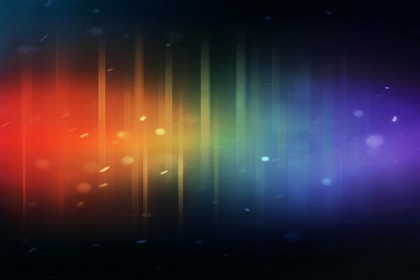 Screensaver for android in the form of colored vertical stripes