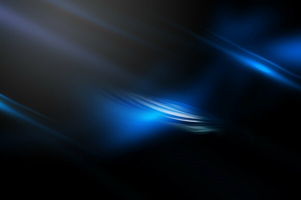 Black background with blue flashes