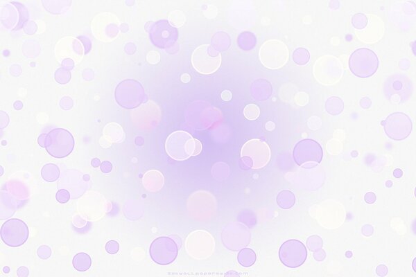 Фиолетовые и белые круги на белом фоне