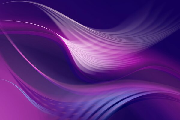 Abstract purple wave flow