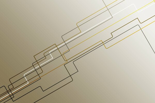 Vierfarbige Linienautobahn