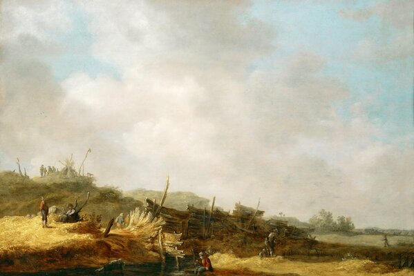 Landschaft mit den Dünen von Jan Van Goyen