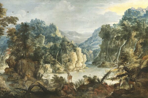 Berühmte Landschaft von Jos de Momper