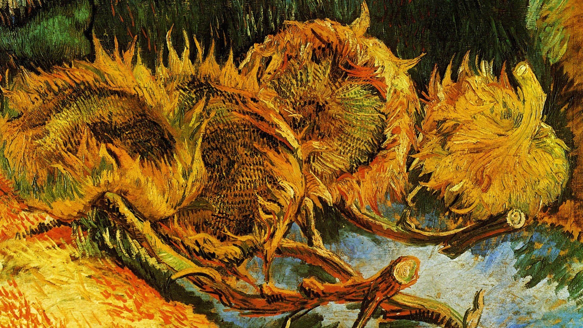 pintura vincent van gogh girasoles