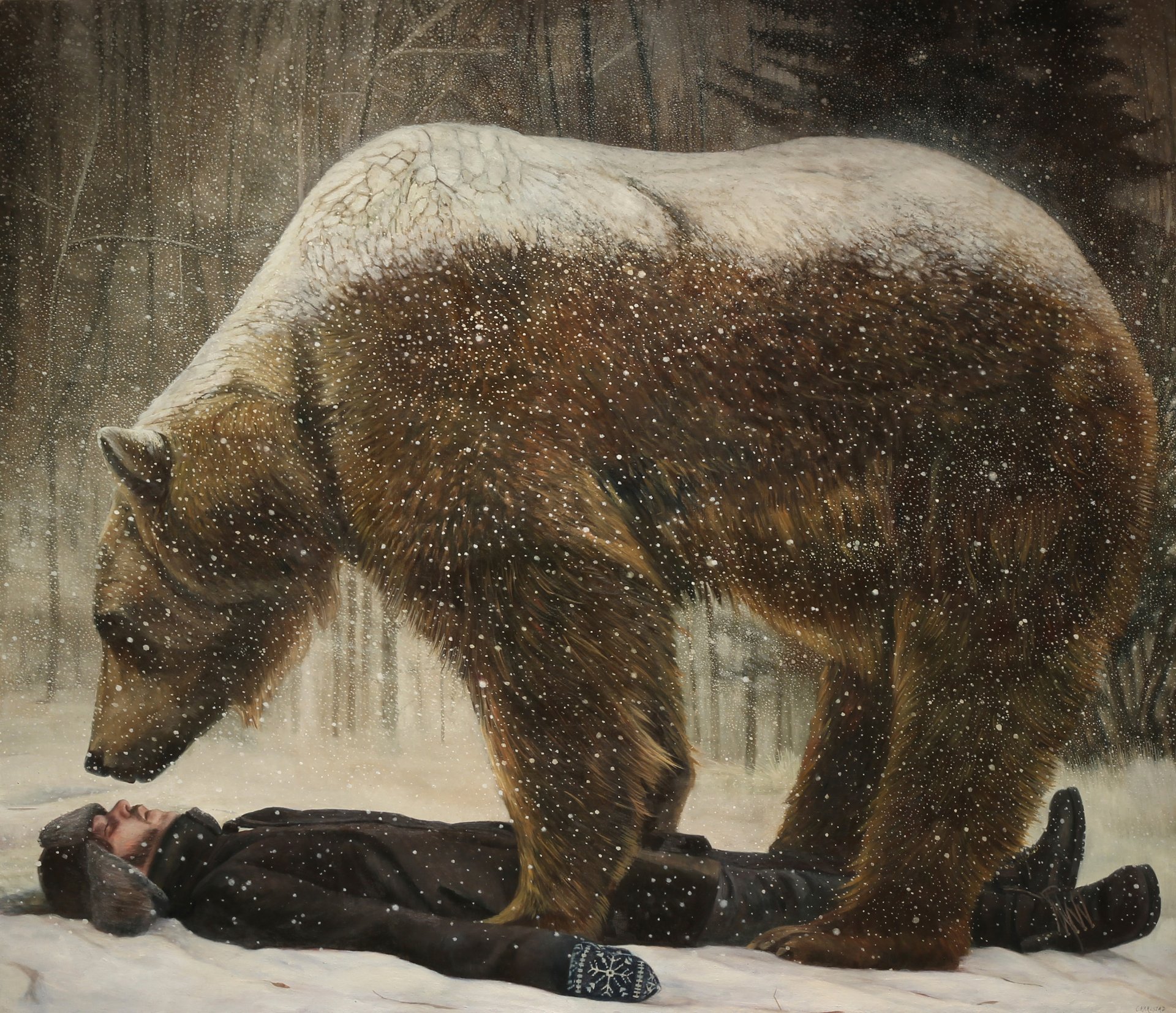 krister karlstad peintre norvégien peinture cold comfort