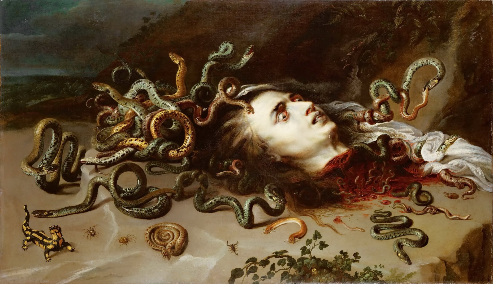 peter paul rubens cabeza de medusa pintura medusa