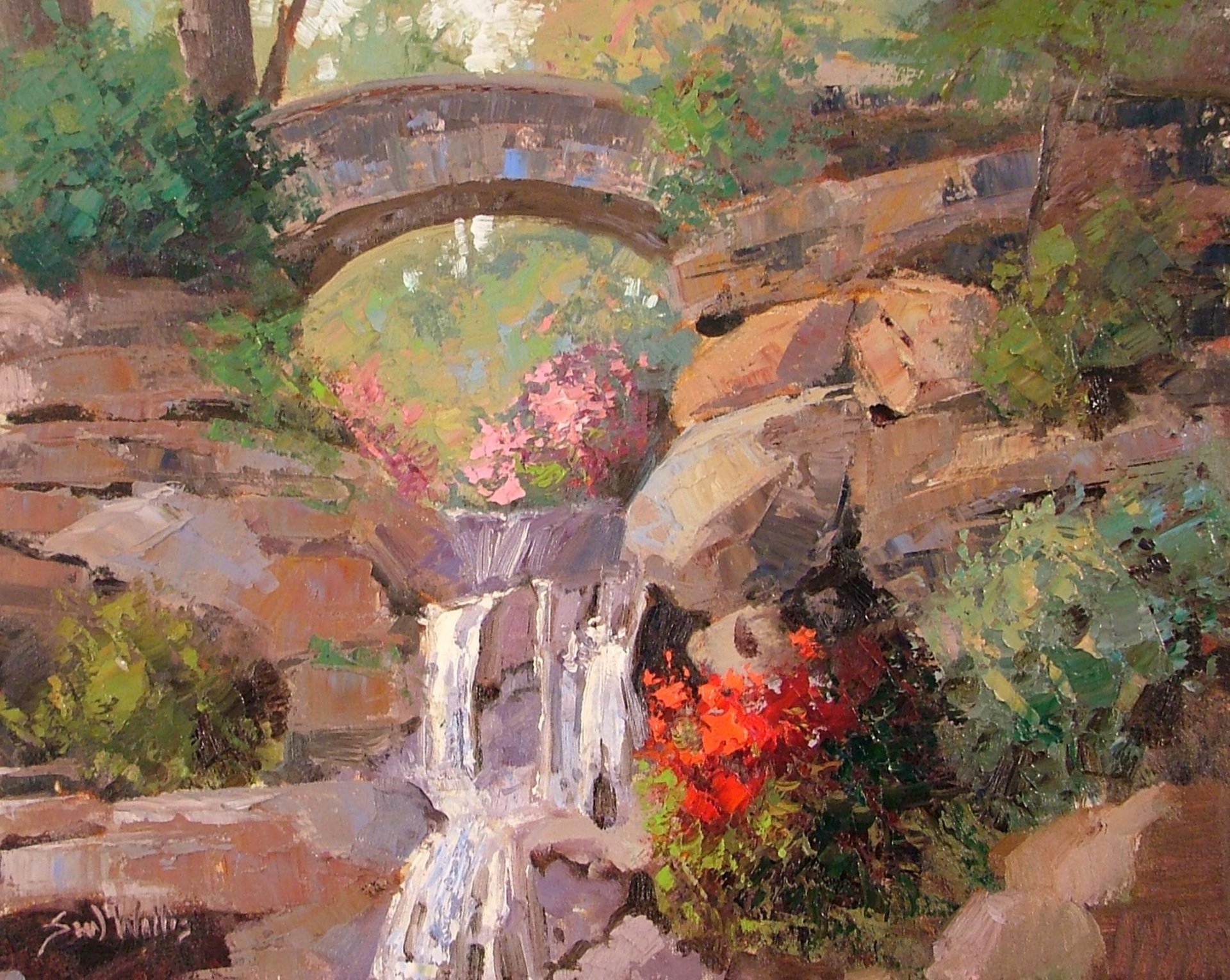 sean wallis tra le rocce arte