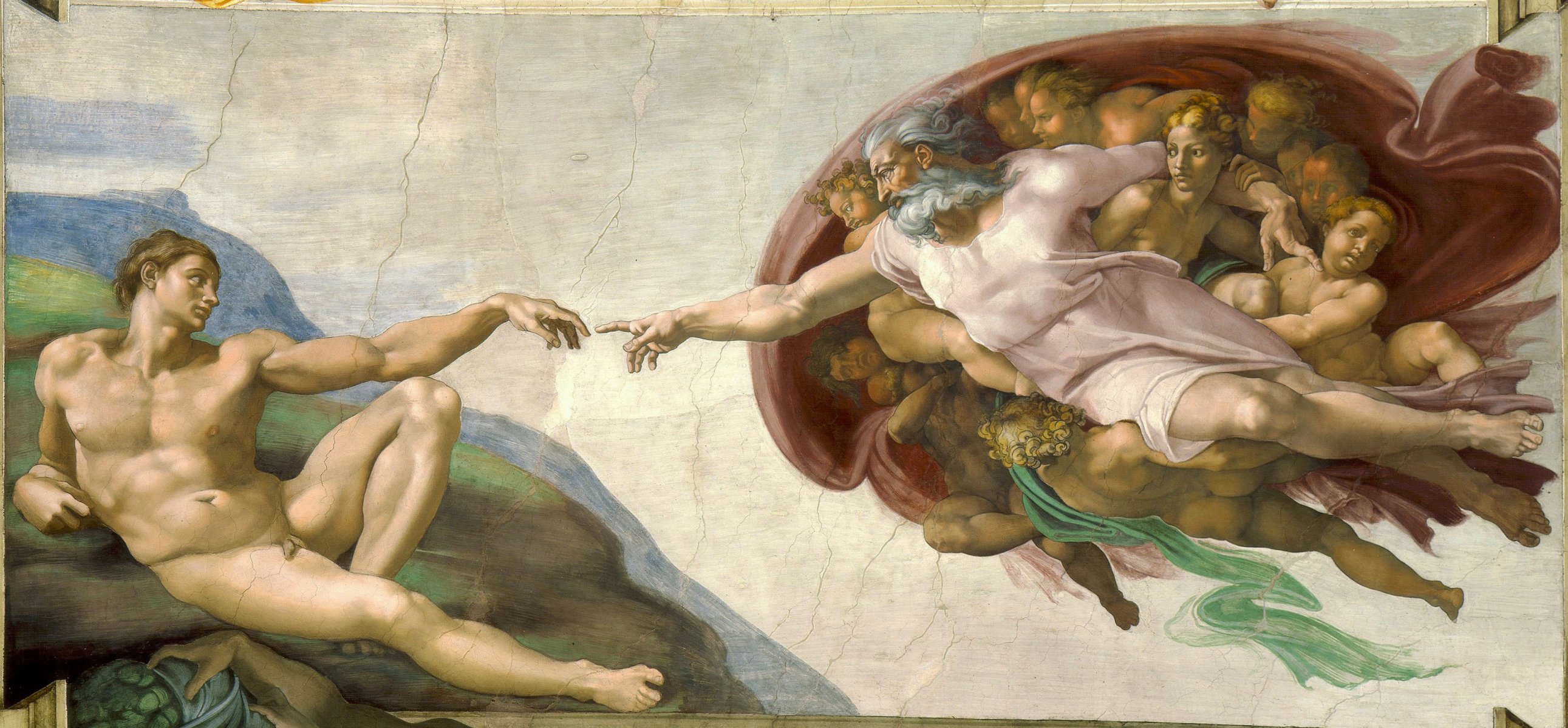 michelangelo sixtinische kapelle vatikan die erschaffung adams religion