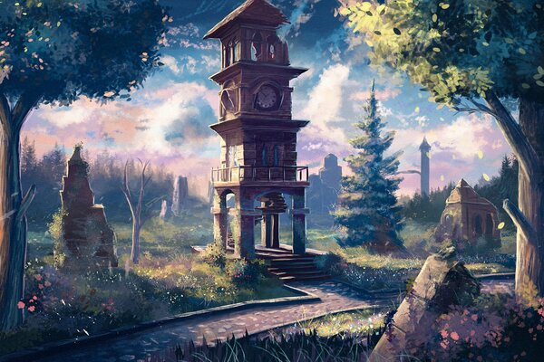 Art of the clock tower