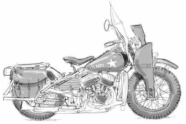 Motocicleta de la segunda guerra mundial