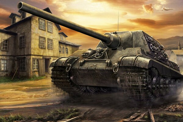 Kunst über Krieg und Panzer
