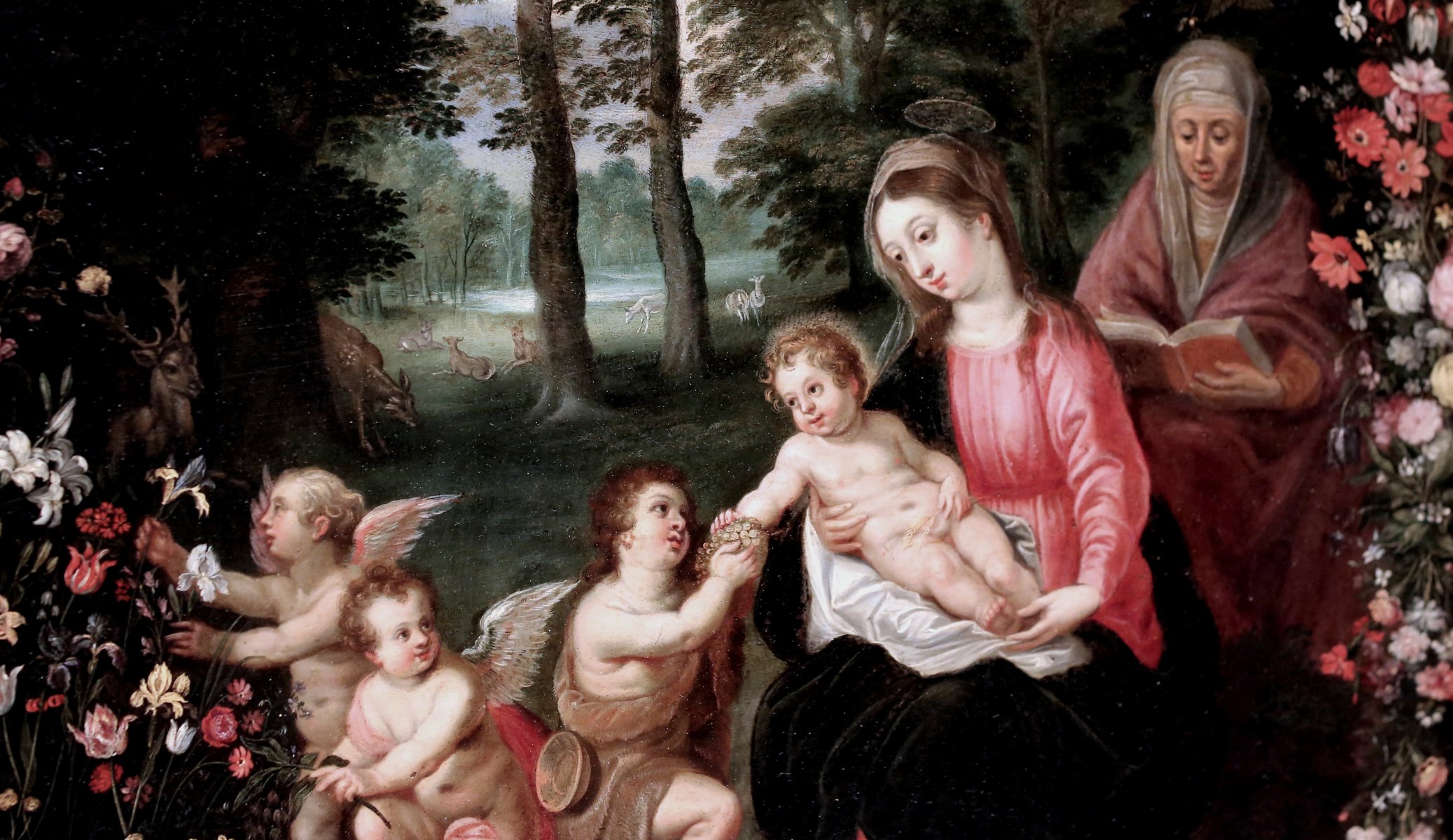 jan bruegel de velours hendrik van balen humaines figuren unsere lieben frau mit baby