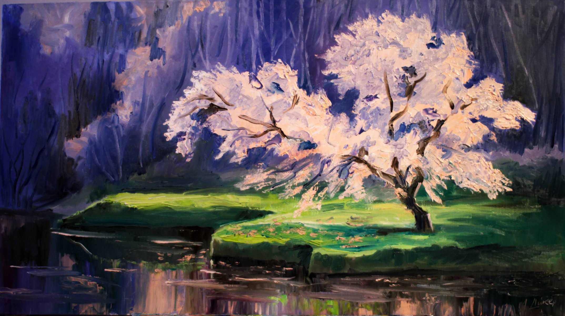 luba dicker dikareva cherry blossom