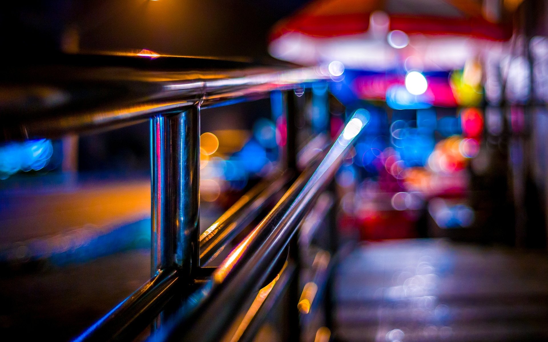 macro fence fence fencing bokeh lights blur evening night macro background wallpaper widescreen fullscreen widescreen widescreen