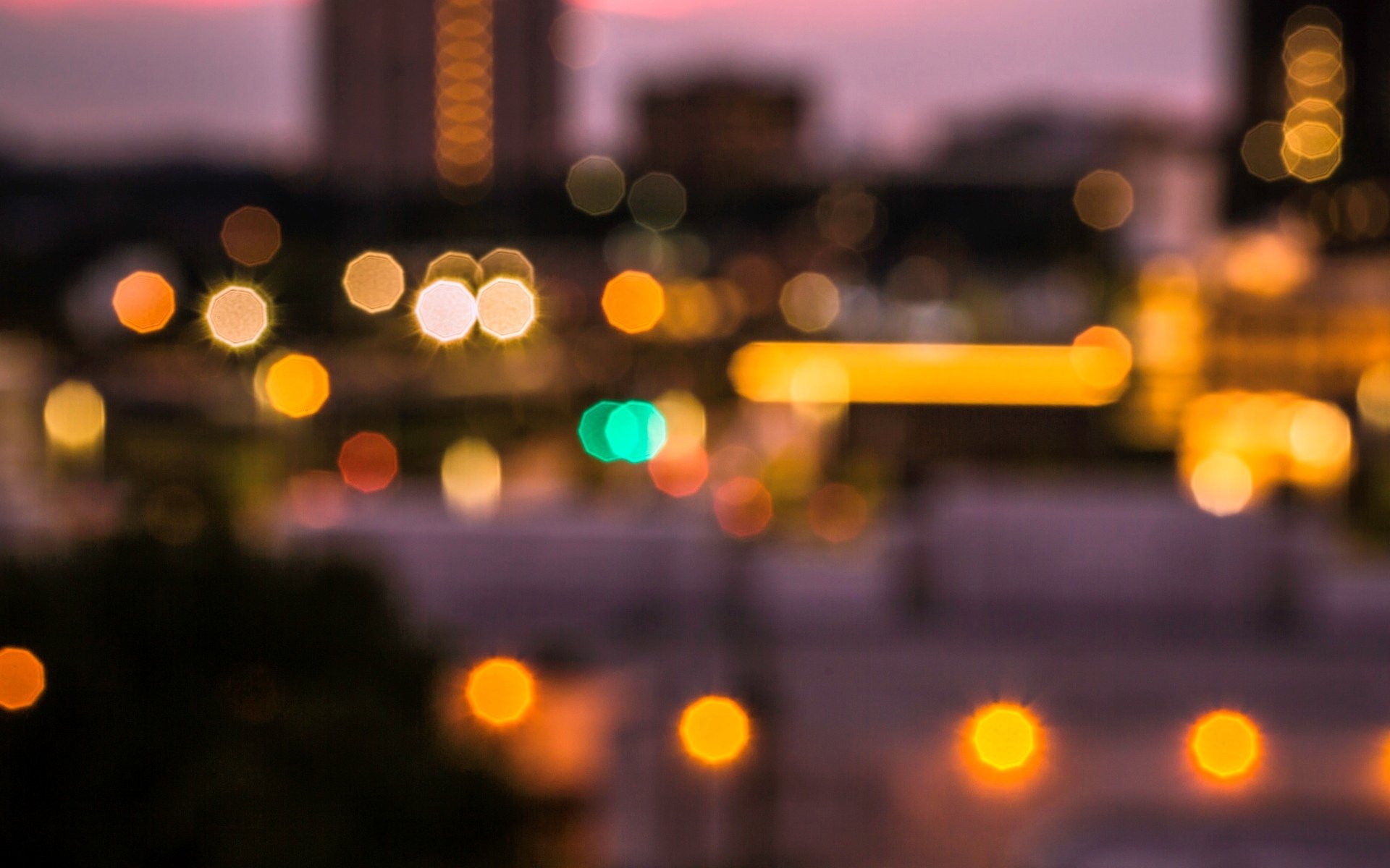 makro bokeh makro lichter stadt unschärfe hintergrund tapete widescreen vollbild widescreen