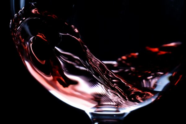 Gros plan de vin dans un verre