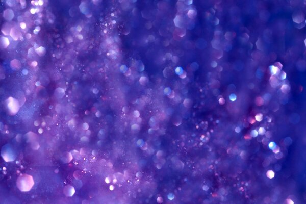 Violet-violet macro glitter