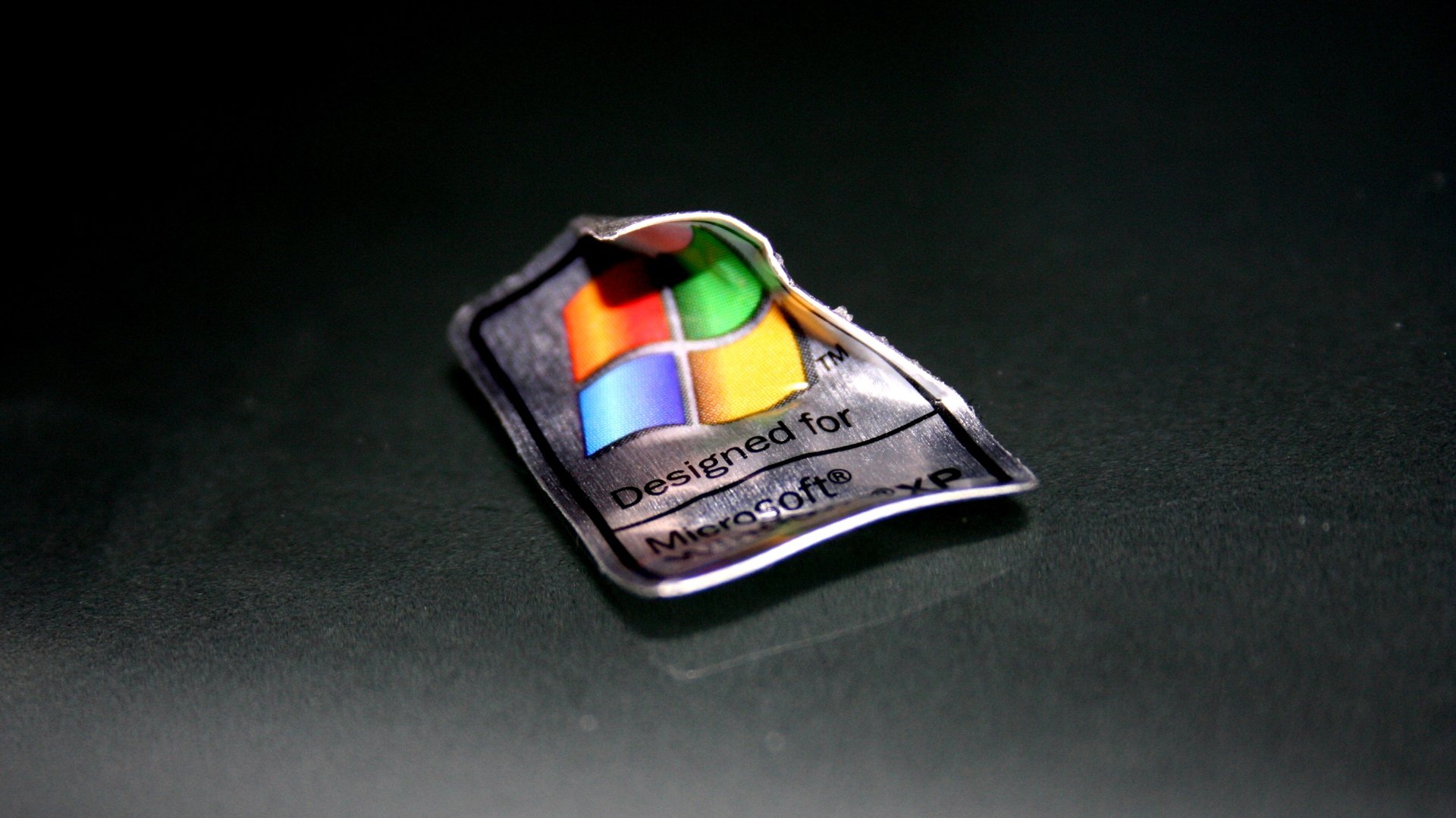 windows xp macro minimalisme logo