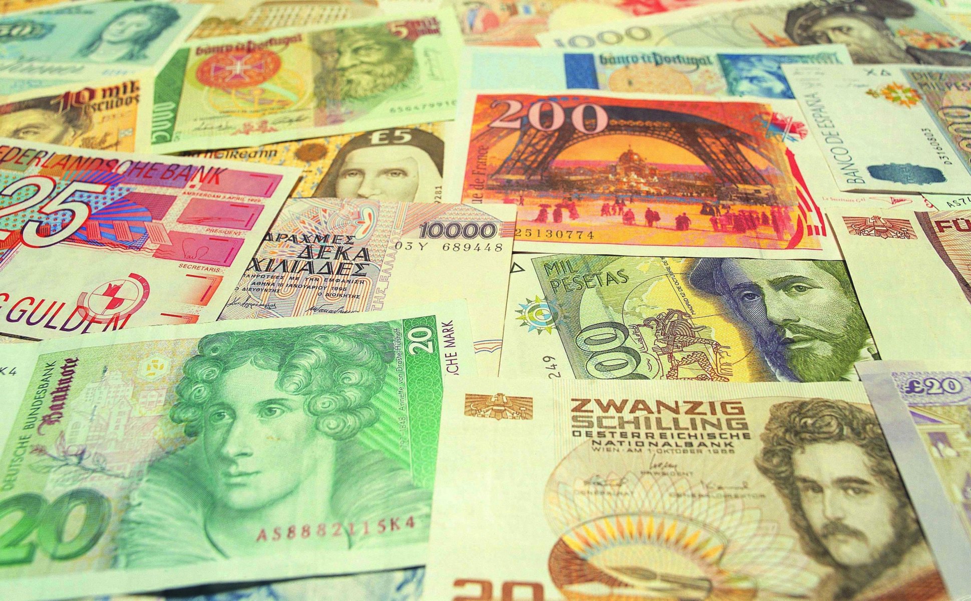 money currency close up