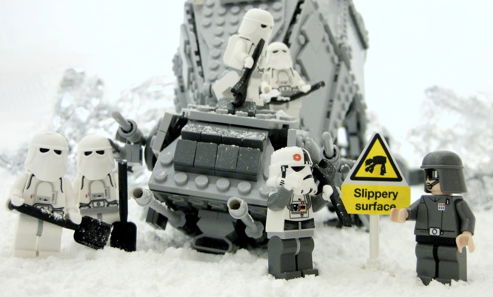 lego star wars rutschige oberfläche klone rutschige oberfläche winter