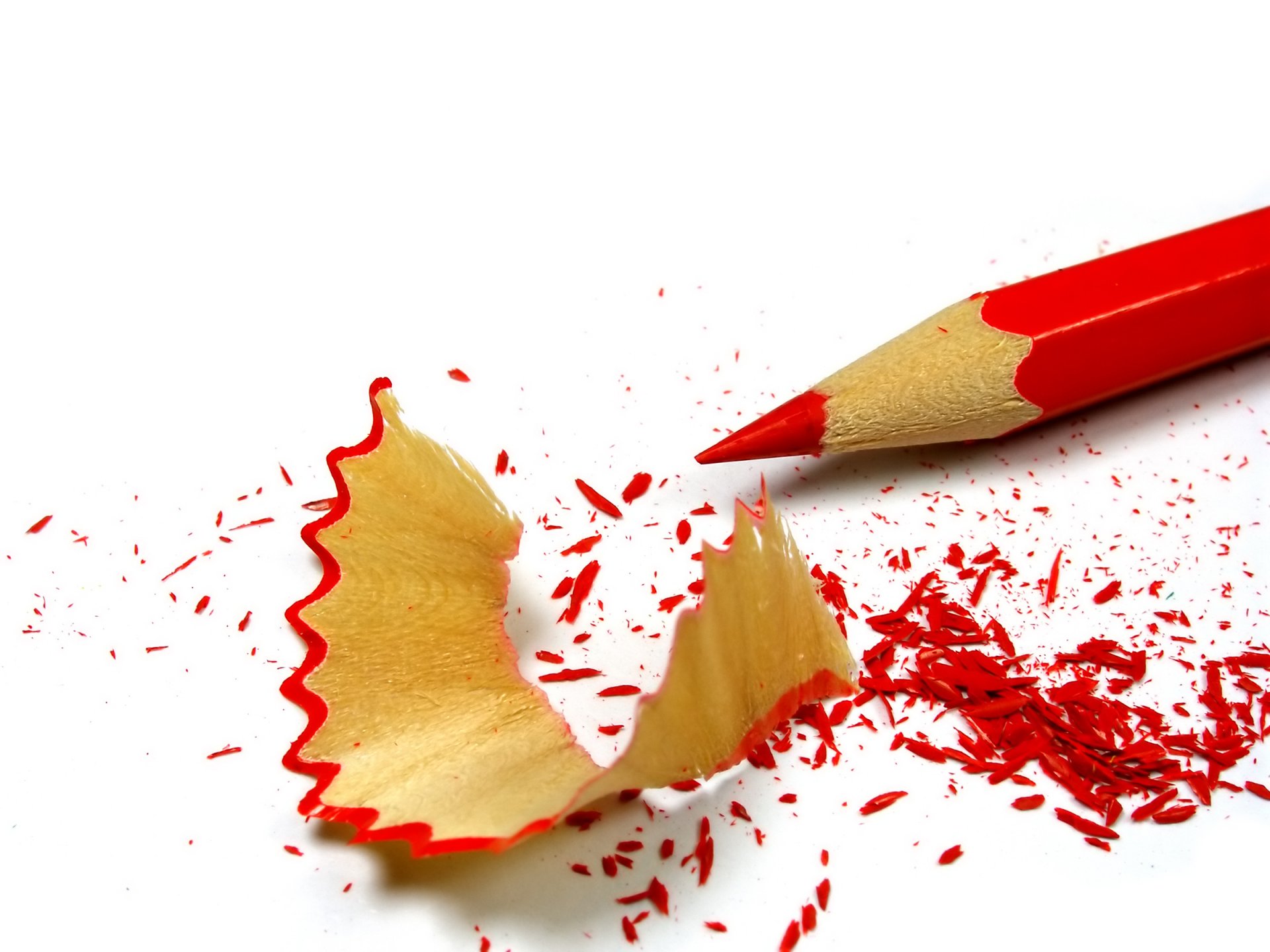 pencil chips red