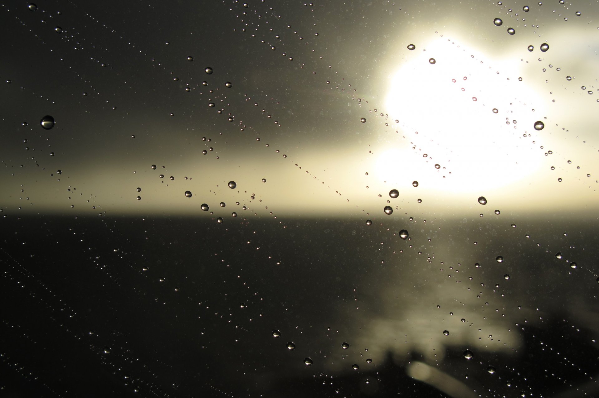 verre gouttes pluie fond humeur gros plan