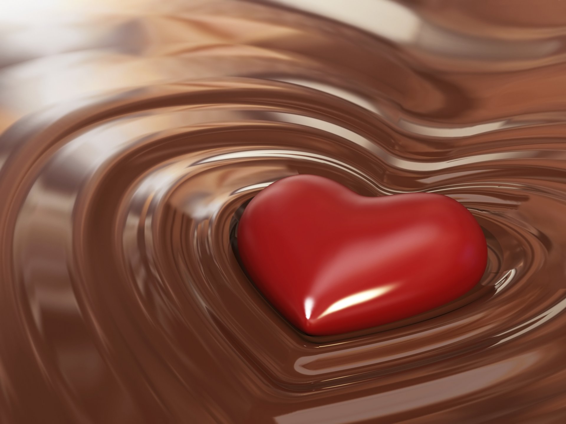 cioccolato delizioso cuore