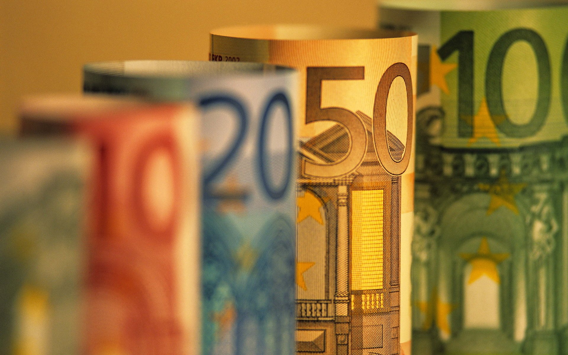 money euro currency close up