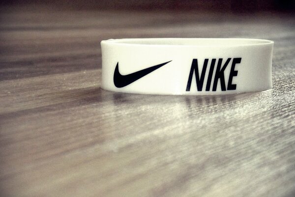 Nike wristband in white