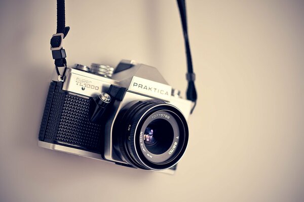 Praktica brand camera. Beautiful photos