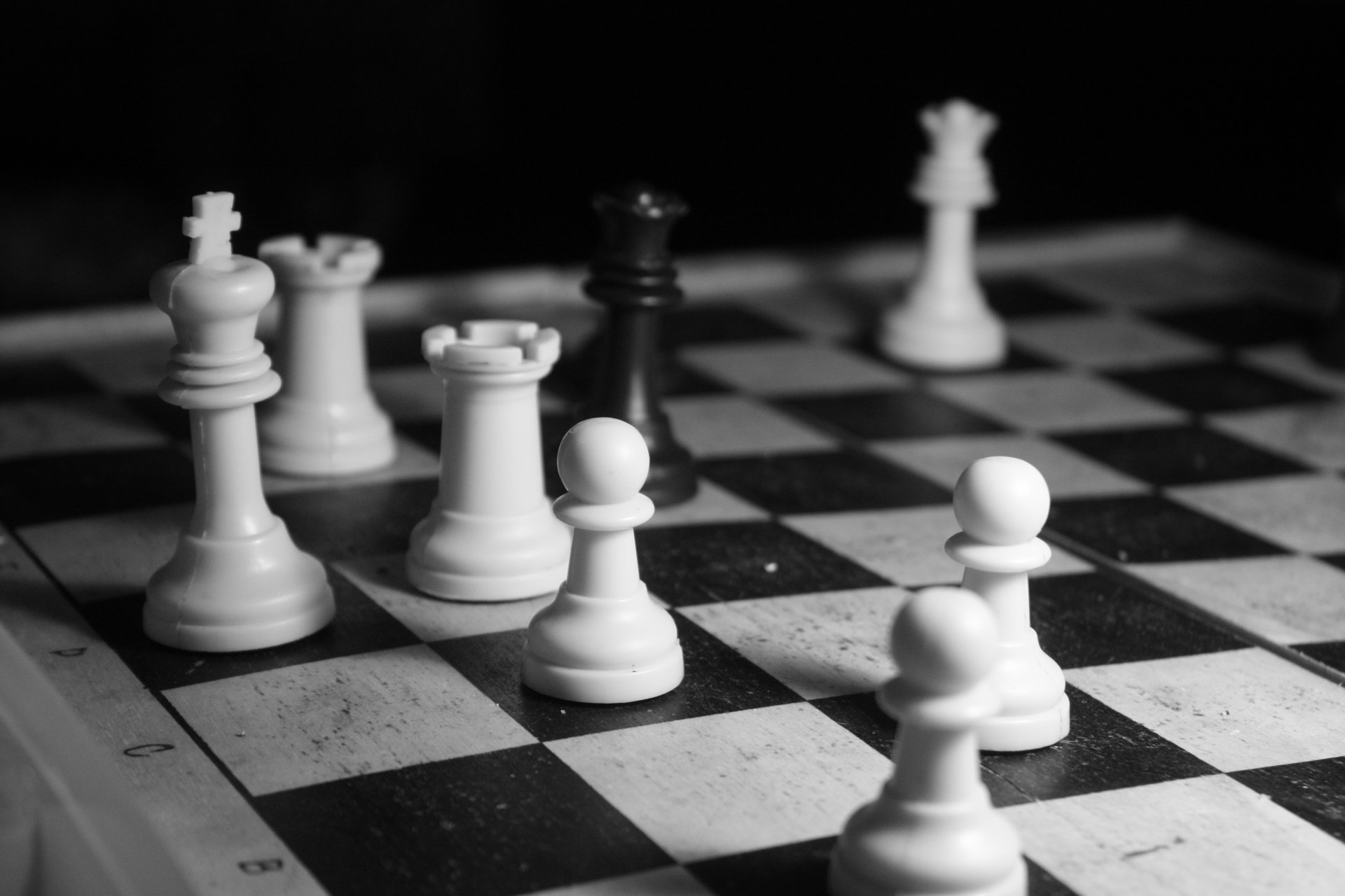 chess black white