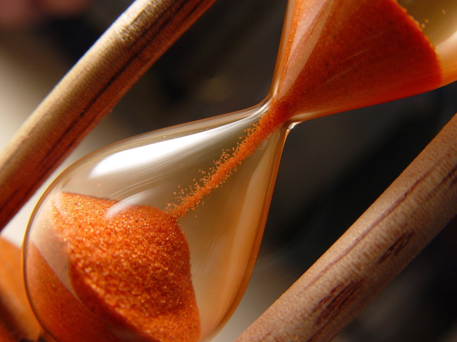 watches sand time hourglass close up