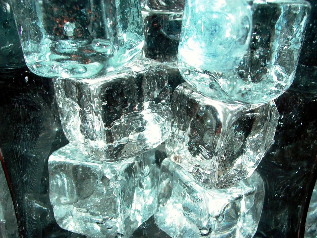 hielo cubos frío