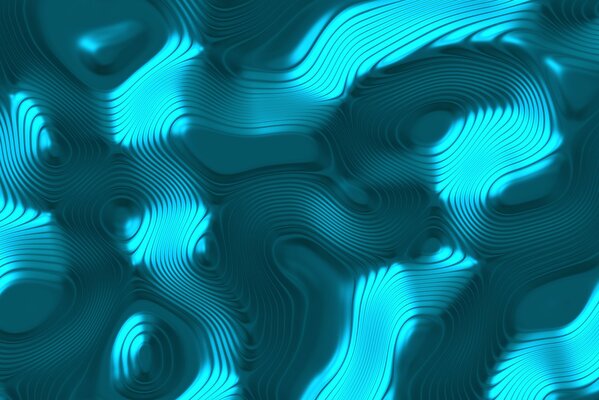 Blue background, abstractions and shapes for peace of mind