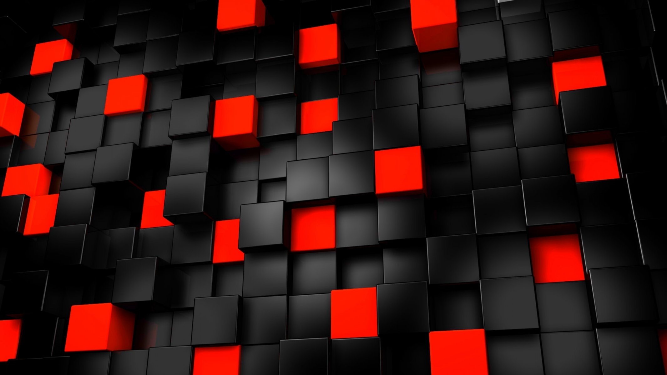 sombre 3d abstrait cube