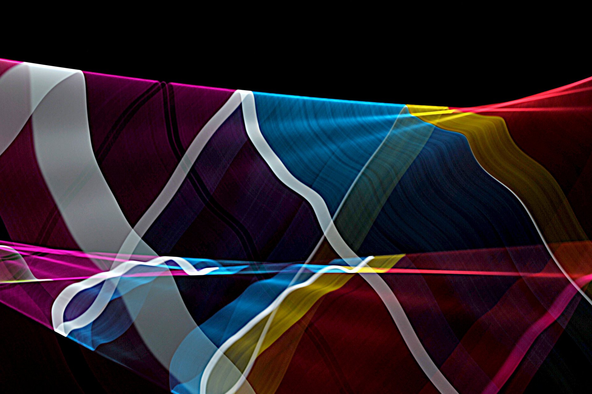 linee raggi curva volume colore