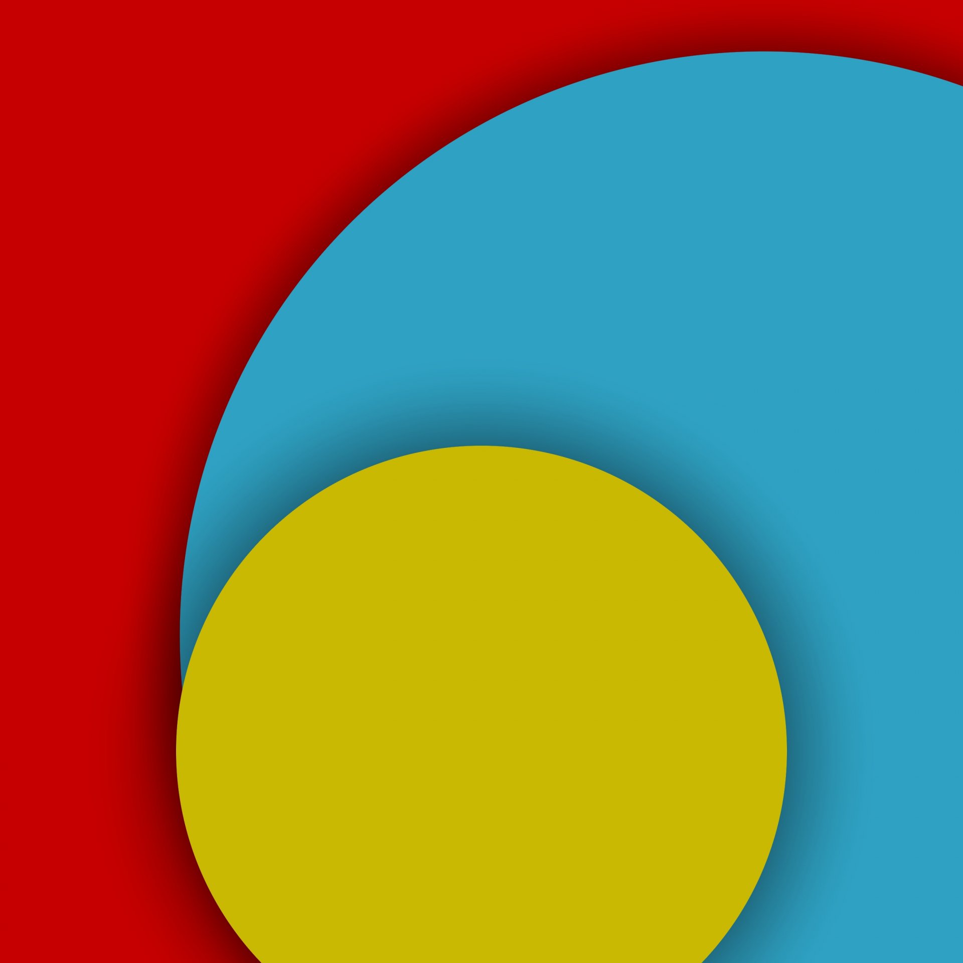 android 5.0 lollipop material diseño líneas abstracción rayas colores círculos semicírculo rojo amarillo azul